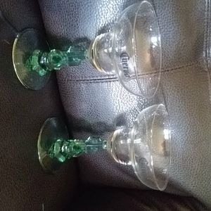 Set of 2 Cuervo glasses 7" high